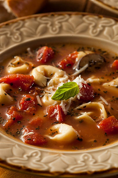 istock Rustic Homemade Tortellini Soup 453298057