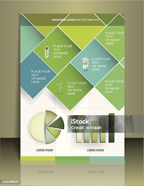 Vector Brochure Cover Template Stock Illustration - Download Image Now - Abstract, Advertisement, Bar Code
