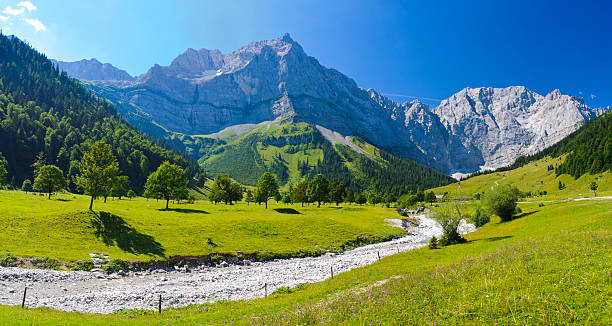 istock panorama landscape in Austria 453299279