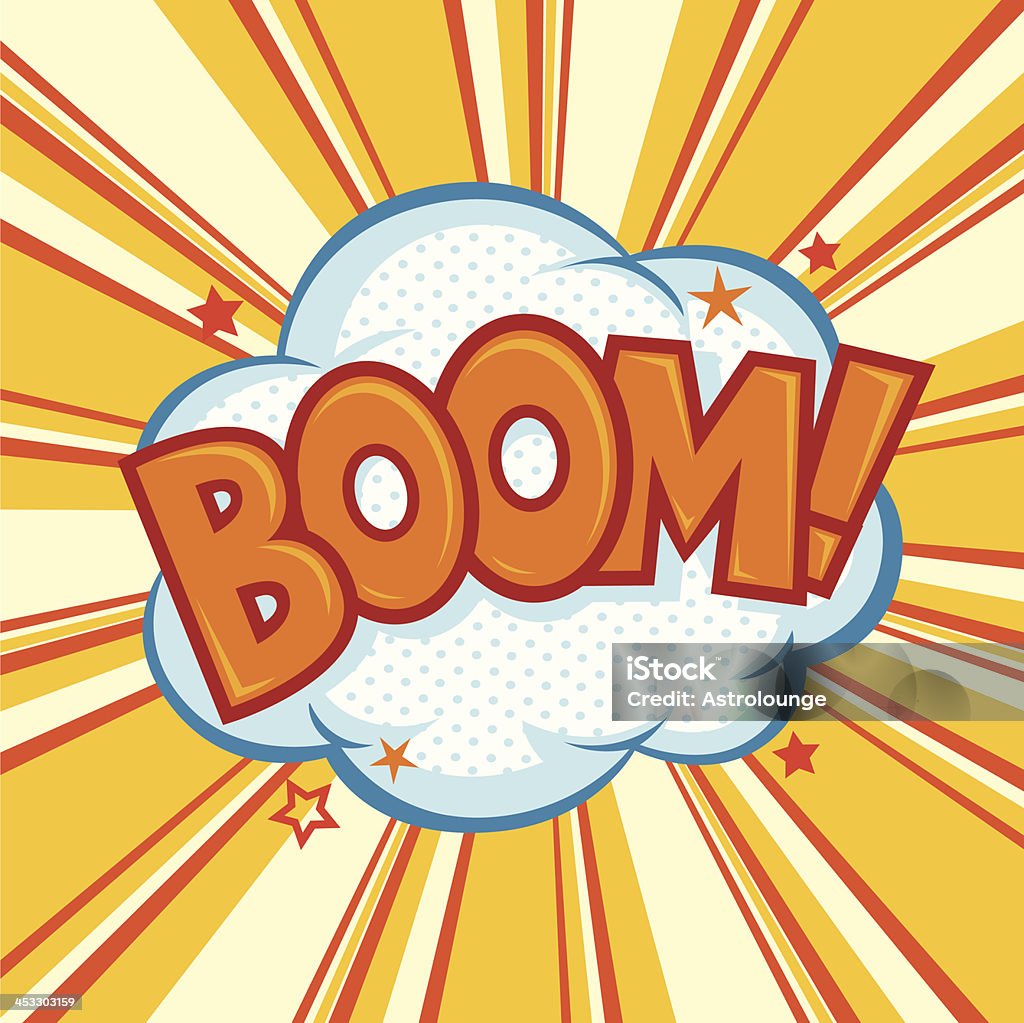 Boom Effect Comic book Effect . Editable vector Eps8 file. Comic Book stock vector