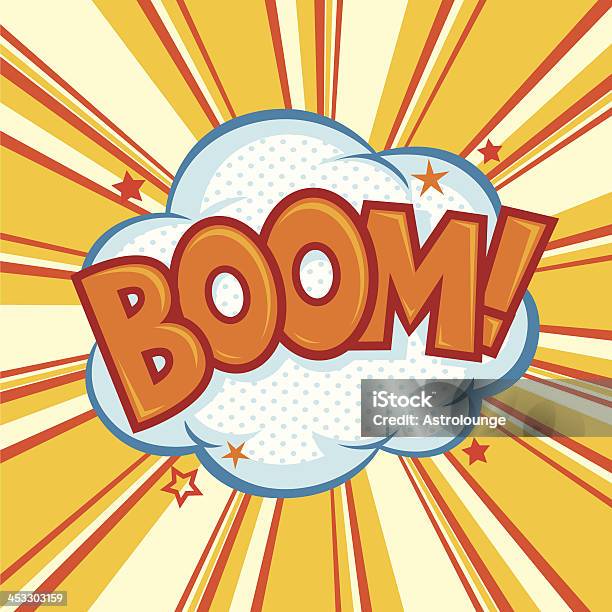 Boom Effect Stock Illustration - Download Image Now - Comic Book, Alphabet, Cartoon