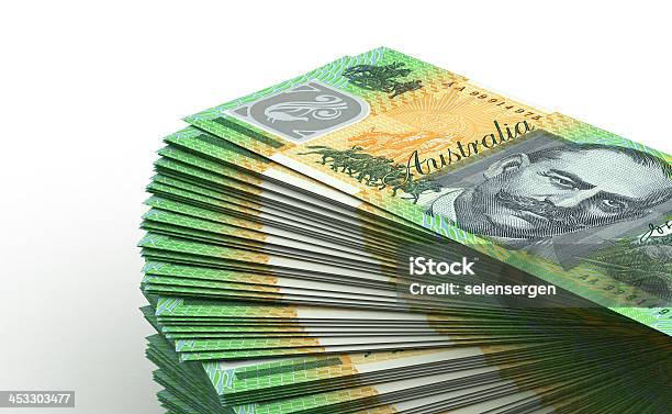 Photo libre de droit de Pile De Dollars Australiens banque d'images et plus d'images libres de droit de Billet de dollars australiens - Billet de dollars australiens, Activité bancaire, Australie