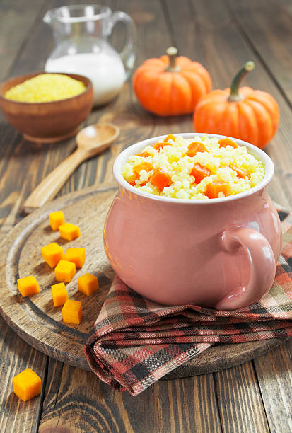 istock Millet porridge with pumpkin 453303771