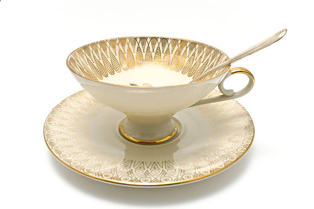 istock Antique porcelain tea cup 453304079
