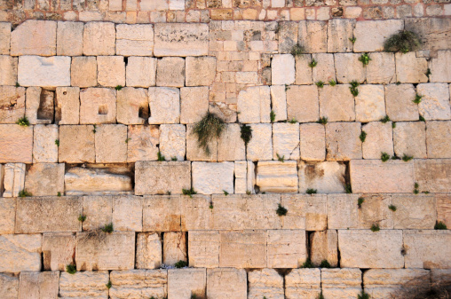 Jerusalem: Wailing wall / Western Wall / the Kotel - remnant of the ancient wall that surrounded the Jewish Temple's courtyard - photo by M.Torres