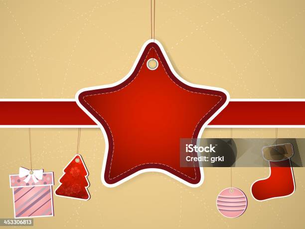 Decoração De Natal - Arte vetorial de stock e mais imagens de Bola de Árvore de Natal - Bola de Árvore de Natal, Comemoração - Conceito, Decoração de Natal