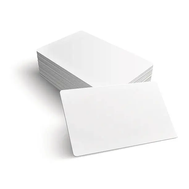 Stack of blank business card. Stack of blank business card.