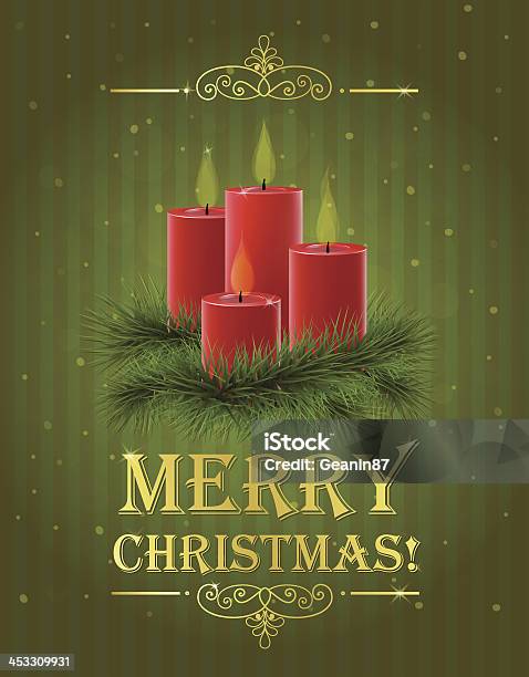 Boże Narodzenie Pozdrowienia Karty - Stockowe grafiki wektorowe i więcej obrazów Adwent - Adwent, Bez ludzi, Boże Narodzenie