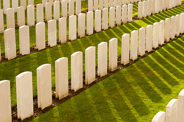 istock Tyne Cot Cemetery in Ypres world war belgium flanders 453310309