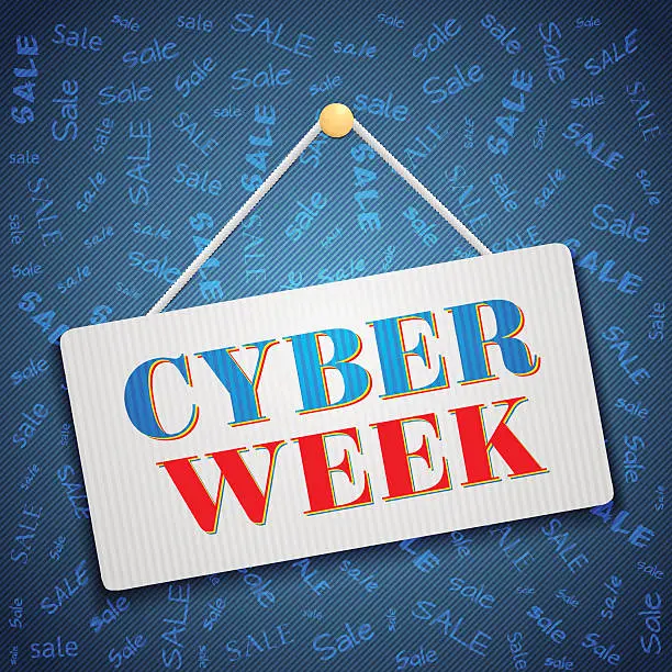 Vector illustration of Cyber Week