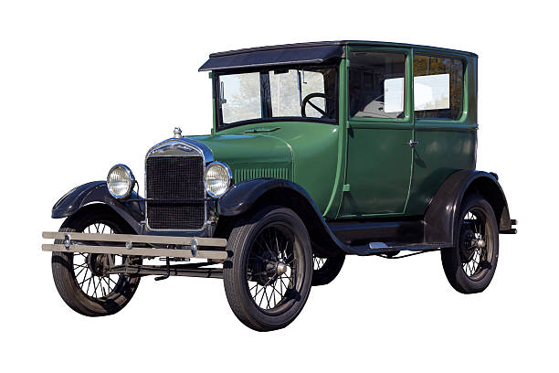 istock Antique Green Car 453313741