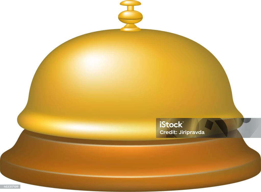 Service Bell Animation Service Bell In Gold Design Stock Illustration - Download Image Now ...