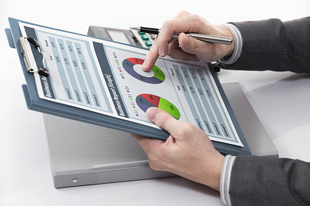 istock Business chart showing financial success 453317689