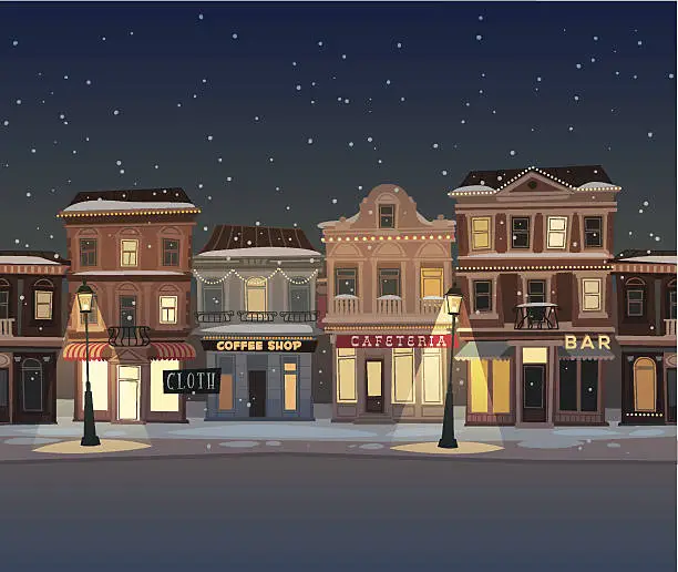 Vector illustration of Holidays in the city