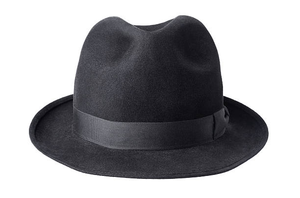 istock black male felt hat isolated on white background 453320591