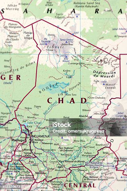 Chad - Fotografias de stock e mais imagens de Chade - África Central - Chade - África Central, Cartografia, Cidade