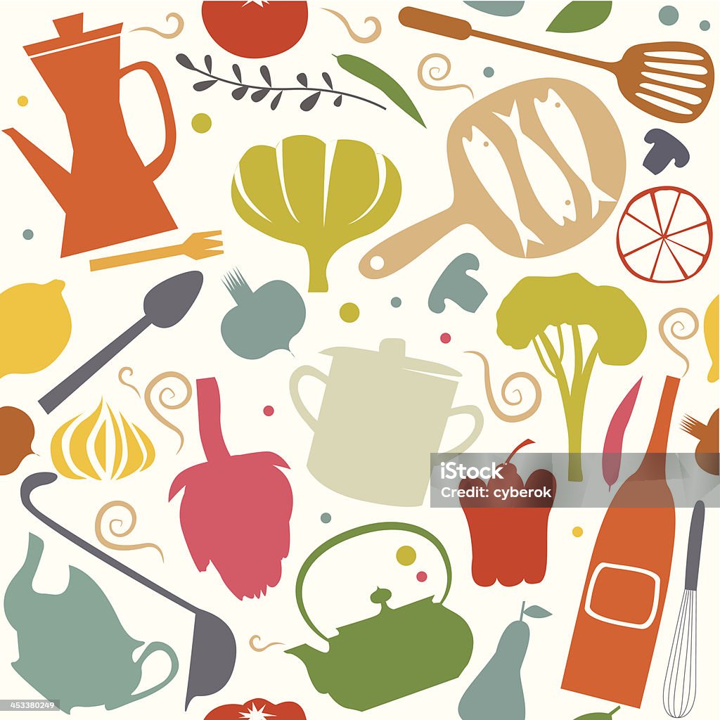 Coking Pattern Cooking Pattern Stock Illustration - Download Image Now - Parsley, Salt ...