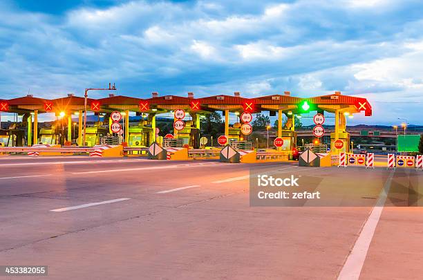 Toll Station Highway And Vehicle Stock Photo - Download Image Now - Awe, Boundary, Buying