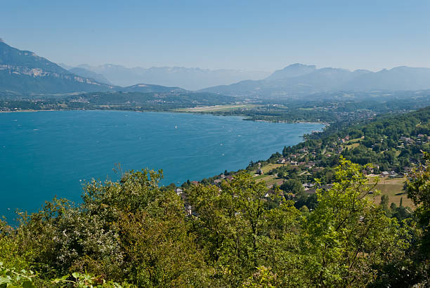 istock Lake Bourget panoramic view, Savoy, France 453398289