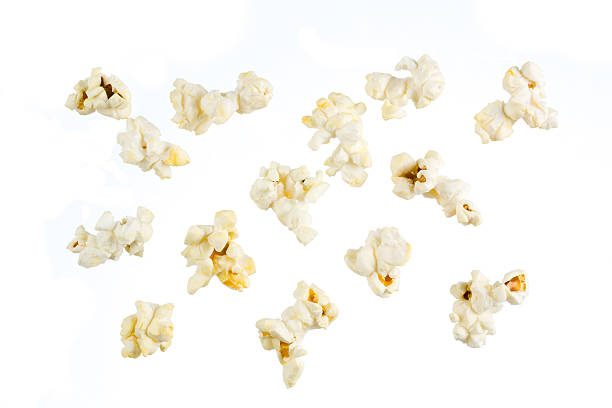 Isolated popcorn stock photo