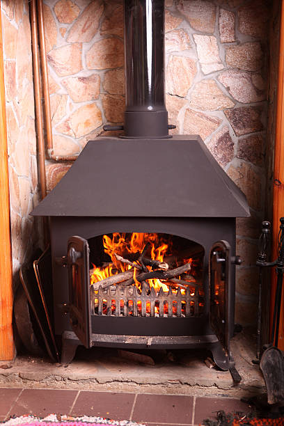 istock Old fashioned wood burning stove 453414969