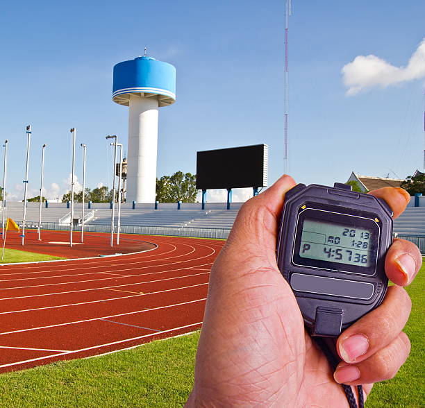 istock stopwatch in athletics field 453419777
