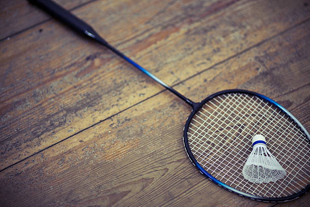 istock vintage badminton racquet 453421077