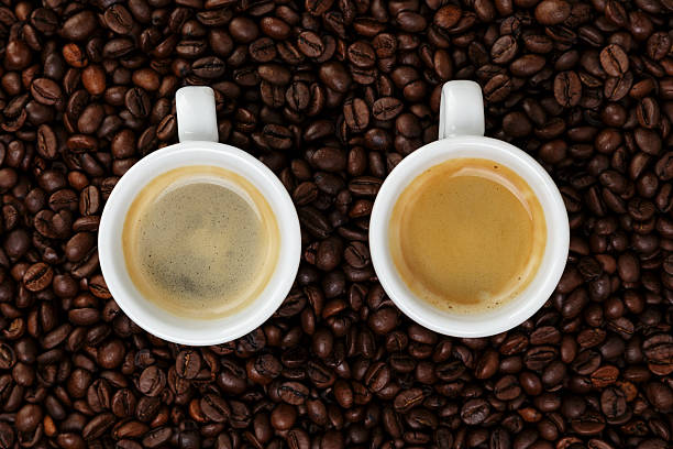 istock fine espresso in cup on coffee beans 453421601