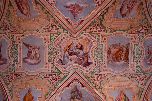 istock ceiling of San Giovanni in Laterno 453421817