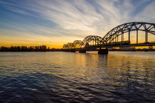 Railroad Bridge in Riga
