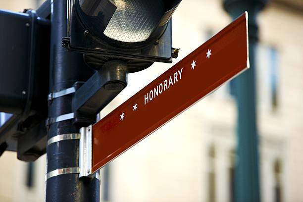 istock Honorary Street Sign 453422743