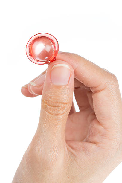 istock Hair nurishment in asian hand 453425593