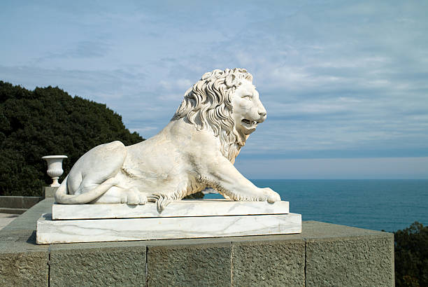 istock sculpture of a lion 453427047