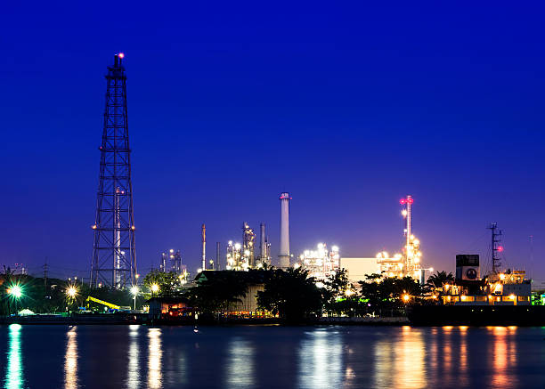 istock Oil and gas Refinery plant 453428283