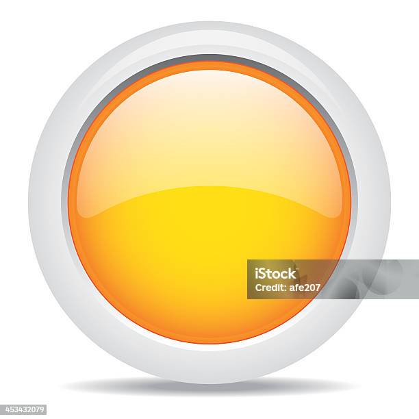 Beliebte Orange Farbe Web Button 3d Vektor Stock Vektor Art und mehr Bilder von Abzeichen - Abzeichen, Bildhintergrund, Chrom