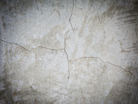 black and white cracked wall texture