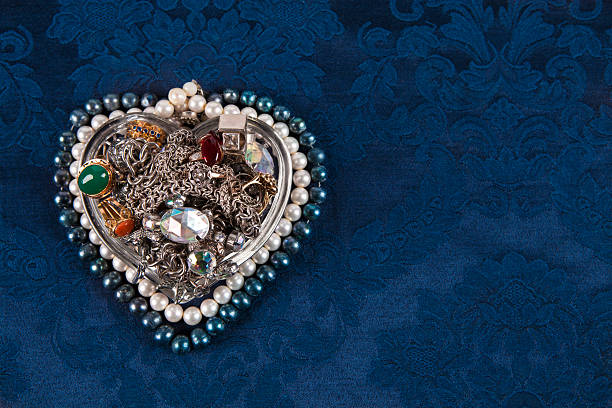 istock Heart filled with jewelry 453439269