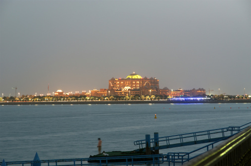 Abu Dhabi skyline, United Arab Emirates