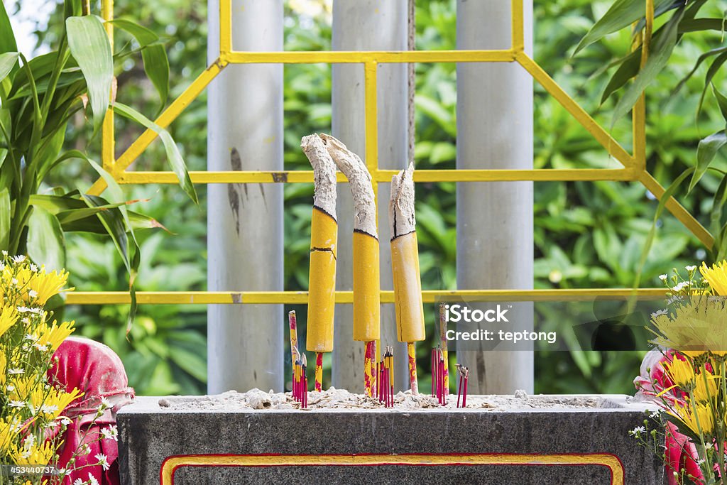 Joss sticks burning Joss sticks, common thing used to admire god in Buddhism Admiration Stock Photo