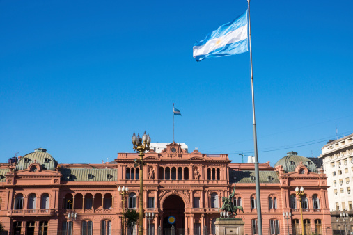 The famous Casa Rosada in Buenos Aires, Argentina