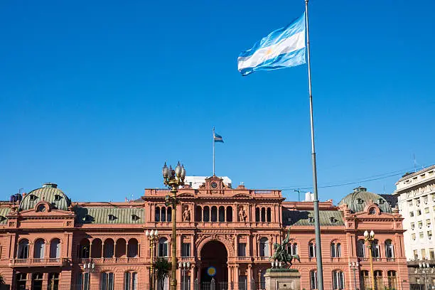 The famous Casa Rosada in Buenos Aires, Argentina