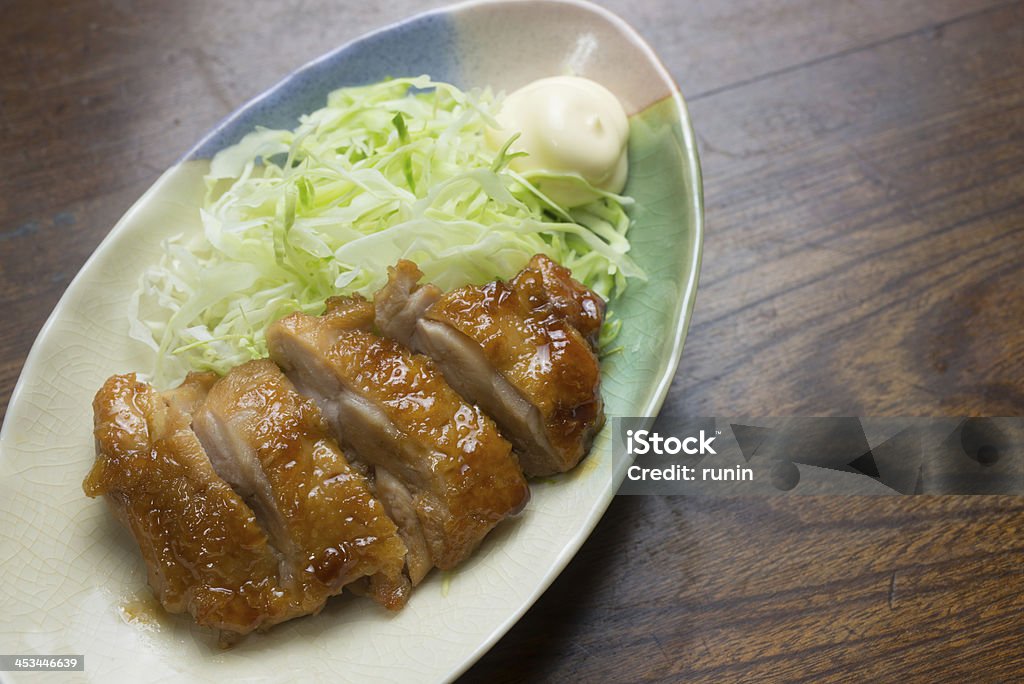 Comida japonesa Frango teriyaki - Royalty-free Acompanhamento Foto de stock