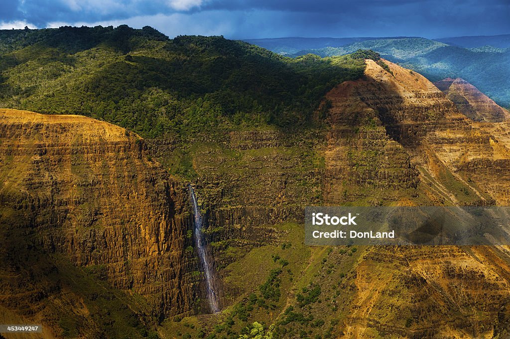Waimea Falls Kauai, Hawaii - Foto stock royalty-free di Ambientazione esterna