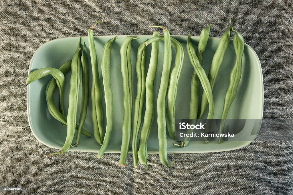 Vagem fresca em uma tigela - Foto de stock de Alimentação Saudável royalty-free