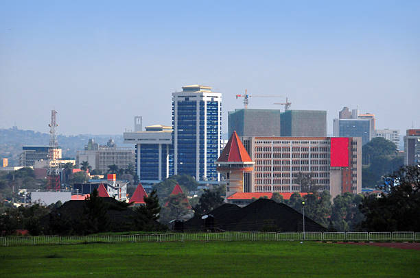 uganda - kampala city view - afrika afrika stockfoto's en -beelden