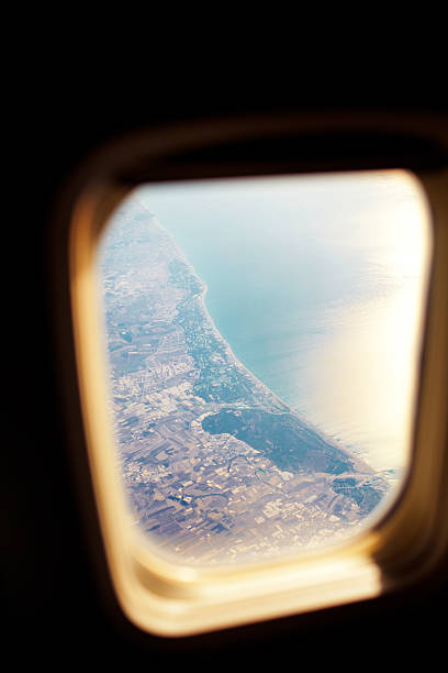 istock high view from airplane to the land 453459101