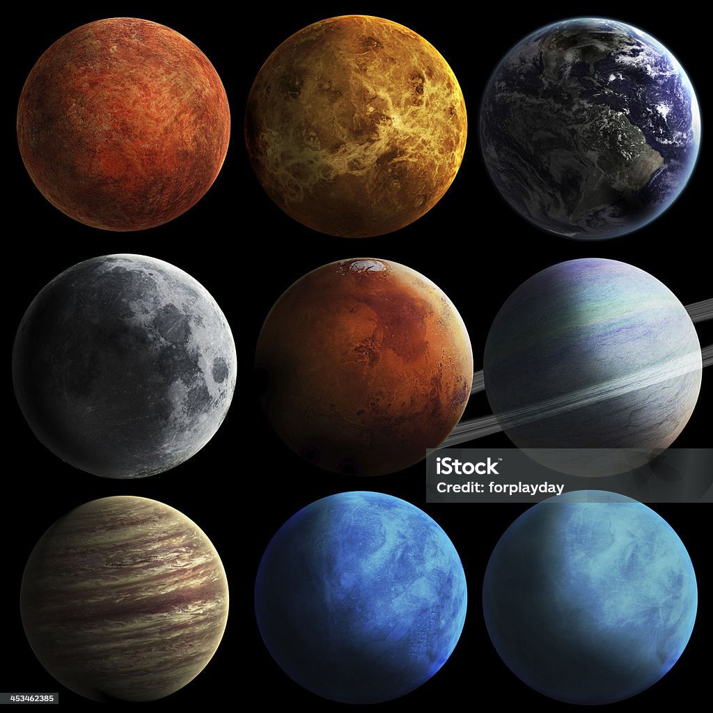 Solar system and space objects Solar system and space objects. Elements of this image furnished by NASA Planet - Space Stock Photo
