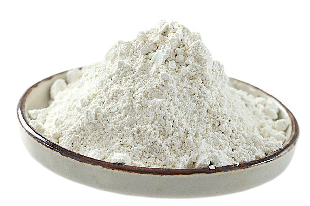 White clay powder stock photo