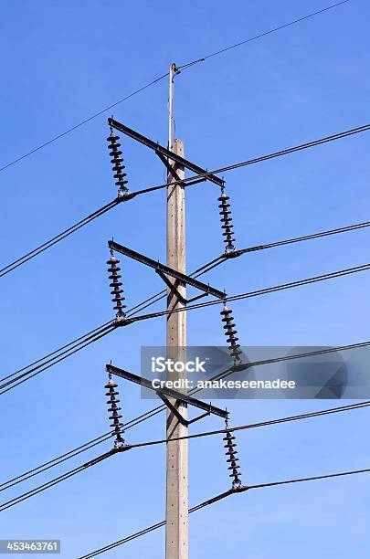 Electricity Post Stock Photo - Download Image Now - Architectural Column, Architecture, Backgrounds