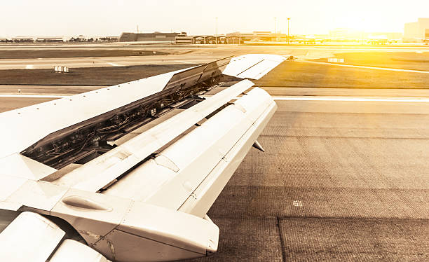 istock Aircraft landing on the runway 453465869